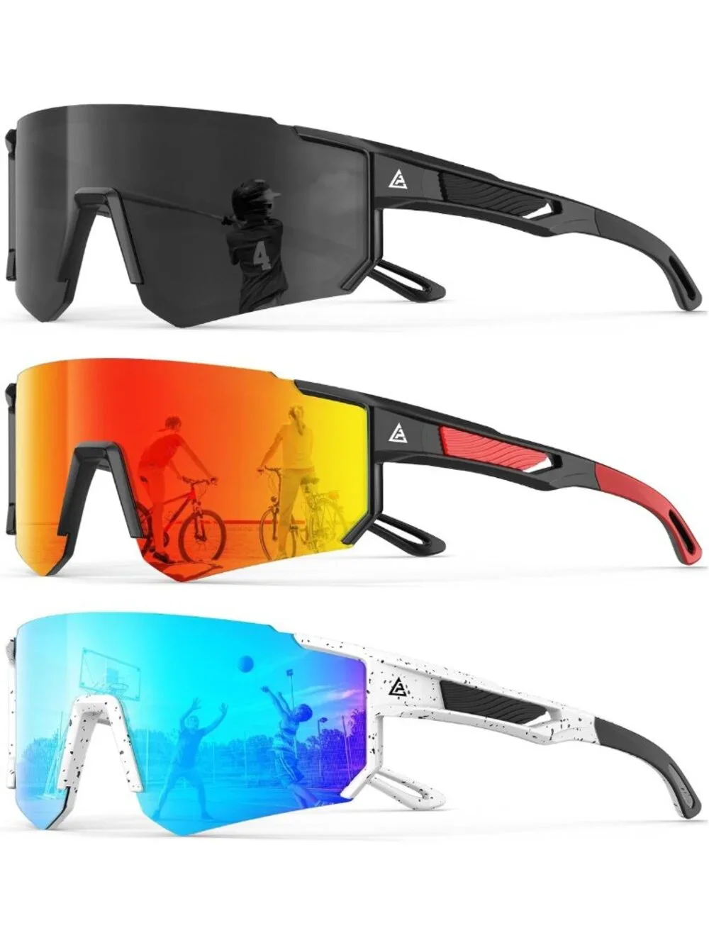 Stylish Kids' Sunglasses for Boys & Girls - UV400 Protection, Sporty Design, Age